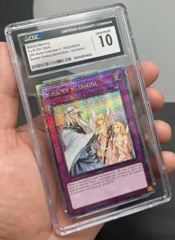 CGC 10 - Solemn Warning RA02-EN078 Quarter Century Rare Yugioh! Graded Card - Image 4