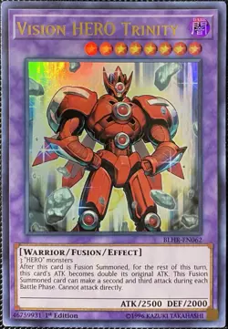 Vision HERO Trinity BLHR-EN062 Battles of Legend: Hero's Revenge 1st Ed Yugioh - Image 1