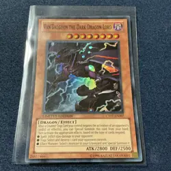Yugioh Van'Dalgyon the Dark Dragon Lord CT07-EN007 Super Rare NM - Image 1