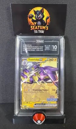 Toxtricity EX 215 SV Promo Cards S&V Illustration Contest 2024 TAG Gem Mint 10 - Image 1