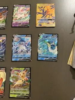 Pokemon Eeveelution V Lot (10 Cards) + Pikachu & Zekrom GX Gold - Umbreon - Image 2
