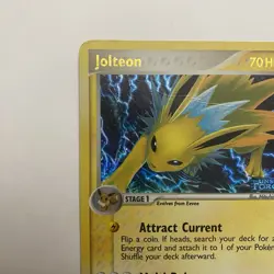 Jolteon 8/115 Ex Unseen Forces Stamped Reverse Holo Pokemon Card HP - Image 2