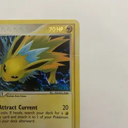 Jolteon 8/115 Ex Unseen Forces Stamped Reverse Holo Pokemon Card HP - Image 3