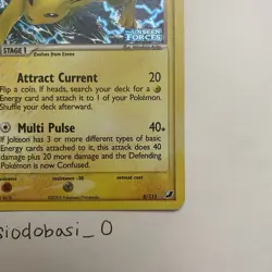 Jolteon 8/115 Ex Unseen Forces Stamped Reverse Holo Pokemon Card HP - Image 4