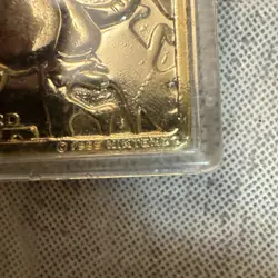 Charizard #06 23k Gold Plated Card Burger King Promo Pokemon Nintendo 1999 - Image 2