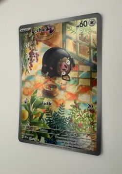 Lechonk IR 209/197 NM Near Mint Pokemon Card TCG: S&V Obsidian Flames - Image 3