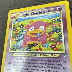Pokemon TCG Light Slowbro Neo Destiny Card 51/105 Regular LP - Image 2