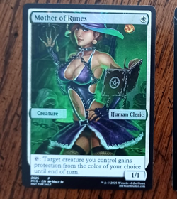 MOTHER OF RUNES altered-art card for use with MTG : hot, busty witch! - Image 1