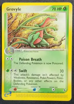 Grovyle 31/109 2003 EX-Ruby & Saphire Uncommon Pokemon Card NM - Image 1