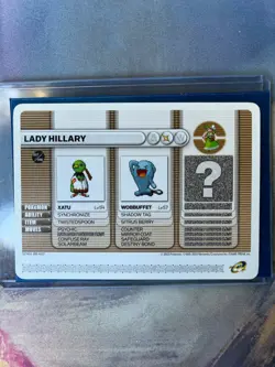 Lady Hilalry - Pokemon Ruby/Sapphire - Battle E Card - e-Reader - Nintendo GBA - - Image 1