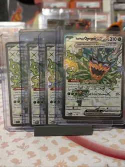 Teal Mask Ogerpon ex 166 Sv: Scarlet & Violet Promo Cards Holo Playset 🔥 - Image 1