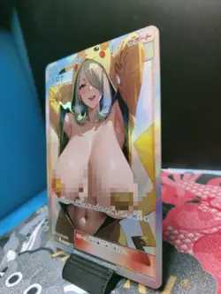 Cynthia (Shirona) Full Art Pokemon Cosplay Anime Waifu ACG DIY Trainer Art card - Image 4