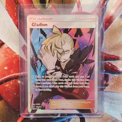 Gladion - Full Art Trainer - 109/111 - Pokemon Card - Lot #181 - Image 1
