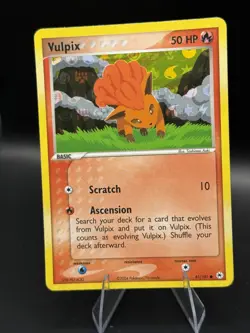 Pokemon Vulpix TCG Reverse Holo Card 81/101 Hidden Legends NM - Image 1