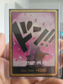 One Piece TCG Gold Parallel Don!! Card Chopper PRB-02 English - Image 1