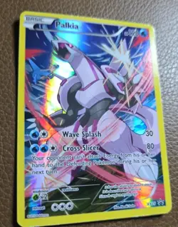 Pokemon TCG Palkia XY75 Full Art Holo Card EX Black Star Promo NM - Image 1