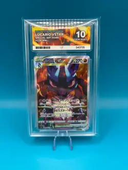 Pokemon TCG Card Lucario V STAR 226/172 S12a: VSTAR Universe *Japanese* - ACE 10 - Image 1