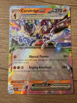 Ceruledge EX 036/191 Double Rare Pokemon TCG Card Surging Sparks Never Played - Image 1