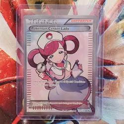 Pokemon Center Lady - Full Art Trainer - 105/106 - Pokemon Card - Lot #179 - Image 1