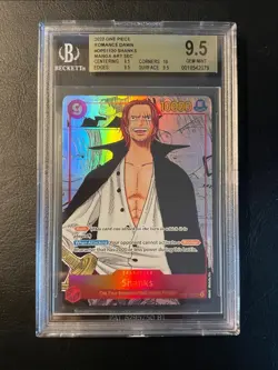 Shanks - Manga Rare - Romance Dawn OP01 - BGS 9.5 - One Piece Card Game English - Image 1