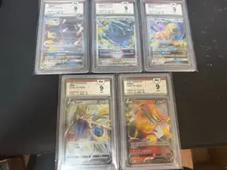 Pokemon S-Chinese Card Persian Zacian Mawile Centiskorch 5 Graded 9 Cards - Image 1