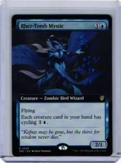 MTG Magic the Gathering Rhet-Tomb Mystic (26/226) Aetherdrift Commander - Image 1