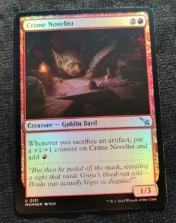 Crime Novelist - Foil - MKM - NM Unplayed - EN - 0121 - Image 1