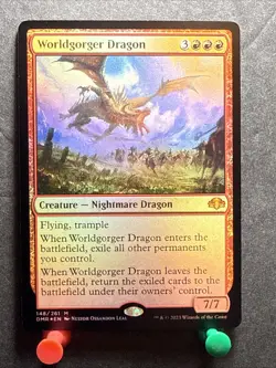 Worldgorger Dragon Dominaria Remastered Foil - Image 1