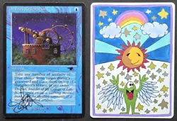 PAINTED MtG Magic Amy Weber Artist Proof _ Antiquities _ DRAFNA'S RESTORATION _ - Image 1