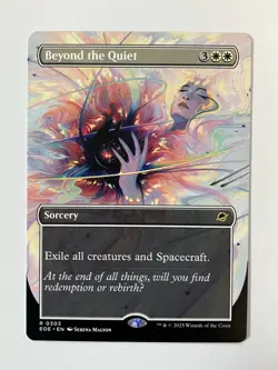 Mtg. Beyond the Quiet. Borderless. Edge of Eternities. Pack Fresh MTG - Image 1