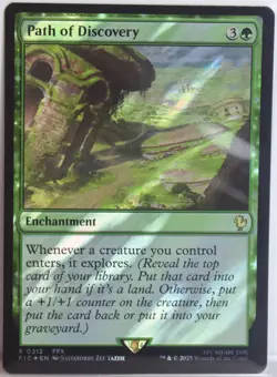 Path of Discovery [New, Near Mint] *Surge Foil* {Final Fantasy MTG} - Image 1