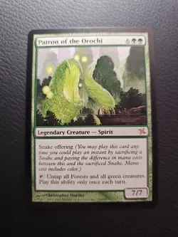 MTG Patron of the Orochi Betrayers of Kamigawa 138/165 Regular Rare - Image 1