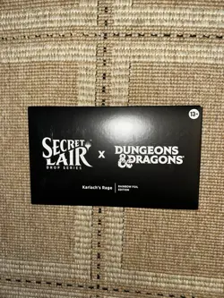 MTG Secret Lair X Dungeons and Dragons: KARLACH'S RAGE sealed rainbow foil - Image 2