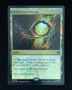 2025 Magic The Gathering Marvel EN Foil Marvel R 0180 Multiversal Passage KM035 - Image 1