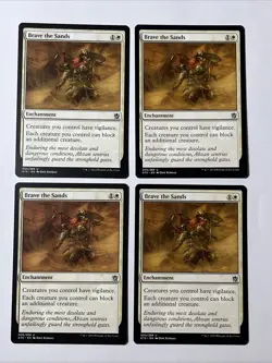 Brave the Sands - Khans of Tarkir #005/269 Play Set Of 4 - Magic The Gathering - Image 1