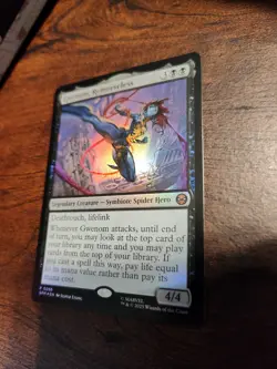 2025 Magic MTG Marvel's Spider-Man Gift Promo Gwenom, Remorseless Foil SPM 0286 - Image 2