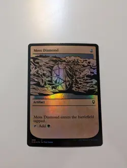 MTG - Moss Diamond (Showcase Foil) - Baldur's Gate NM/M Condition - Image 1
