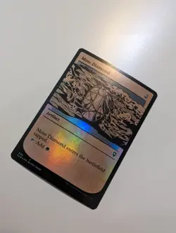 MTG - Moss Diamond (Showcase Foil) - Baldur's Gate NM/M Condition - Image 2