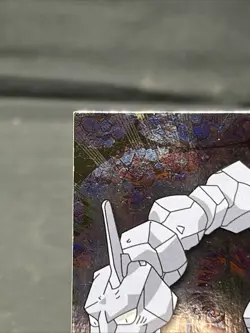 2000 Topps Pokemon Tv Animation Edition Foil Card #95 Onix Blue Label NM - Image 2