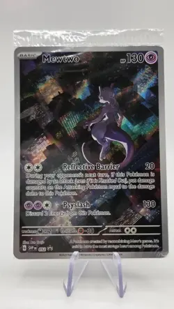 Pokemon 2023 TCG SV 151 Mewtwo Illustration Rare Promo #52 NM/M Sealed - Image 1