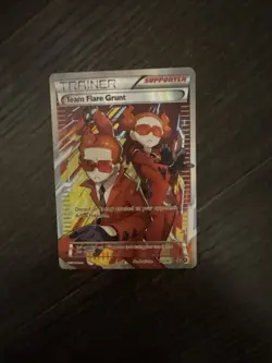 Pokemon Team Flare Grunt XY Generations 73a/83 Full Art Trainer Alt Art NM - Image 1