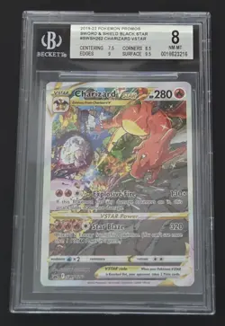 Pokemon TCG Charizard VSTAR SWSH262 Holo Black Star Promo BGS 8 - Image 2