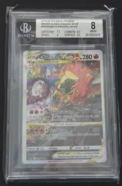 Pokemon TCG Charizard VSTAR SWSH262 Holo Black Star Promo BGS 8 - Image 4