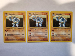 Machoke - 49/130 - Uncommon - Unlimited Edition NM Pokemon Base Set 2 X3 - Image 1