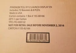 Pokemon Evolutions XY launch Display sealed 72 booster packs + 8 decks +16 foil - Image 1