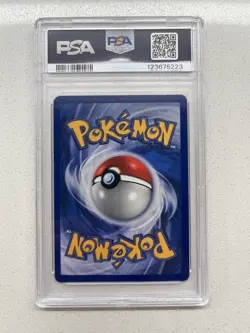 2000 POKEMON PROMO BLACK STAR POKEMON LEAGUE #18 TEAM ROCKET'S MEOWTH PSA 3 - Image 2
