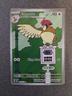 Pidgeotto 208/197 Obsidian Flames IR Illustration Rare Full Art Pokemon TCG - NM - Image 1