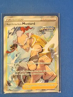 Pokemon TCG Rapid Strike Style Mustard Sword SWSH - Battle Styles 162/163 - Image 1