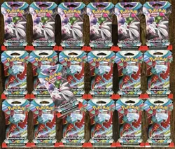 POKEMON SCARLET & VIOLET PARADOX RIFT SLEEVED BOOSTER PACK LOT X19 NEW/SEALED - Image 1