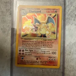1999 Pokemon TCG Charizard Base Set Holo Rare 4/102 - Image 1